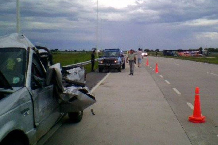 Accidente en Autovia 19 - Foto Relaciones Policiales URXI