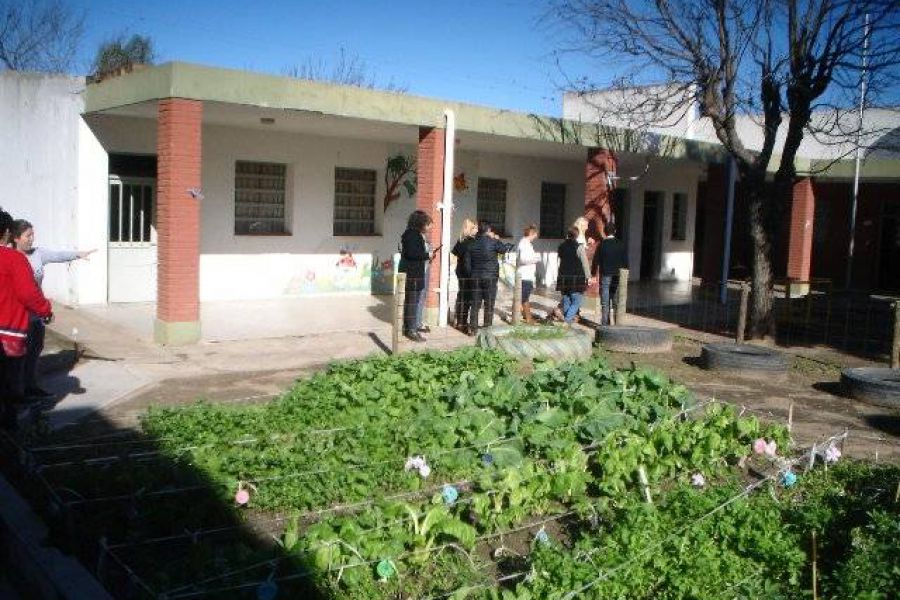 Pirola en la Escuela Primaria - Foto FM Spacio