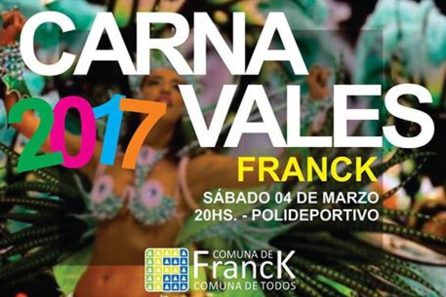Carnavales 2017 - Afiche Comuna de Franck
