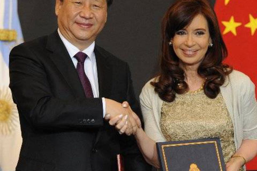 Xi Jinping y CFK - Foto Presidencia