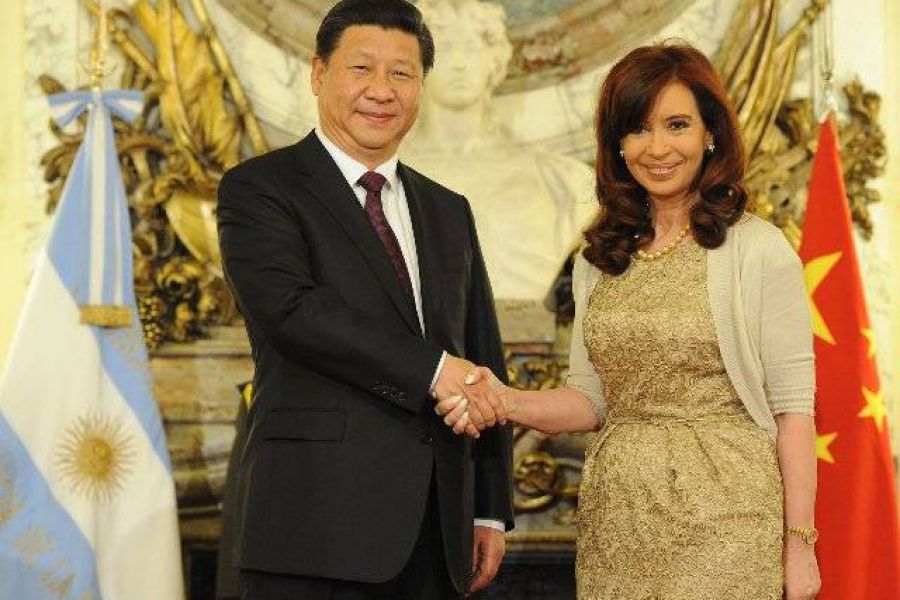 Xi Jinping y CFK - Foto Presidencia