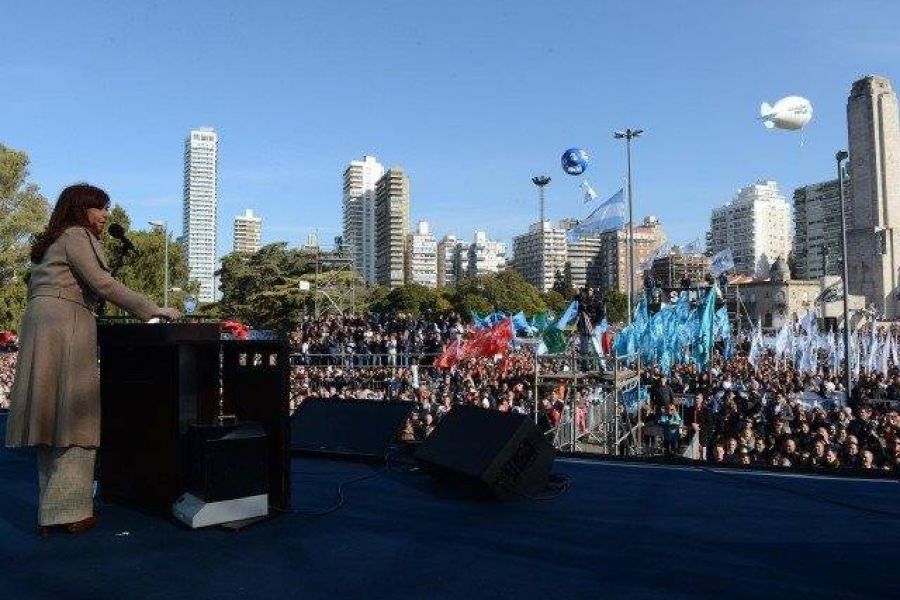 CFK en Rosario - Foto Presidencia