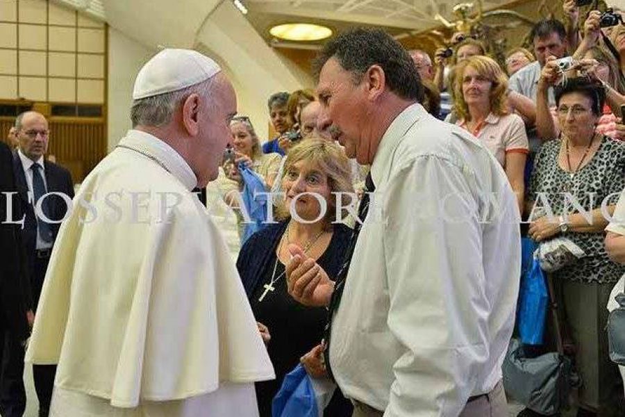 Argentinos con el Papa Francisco