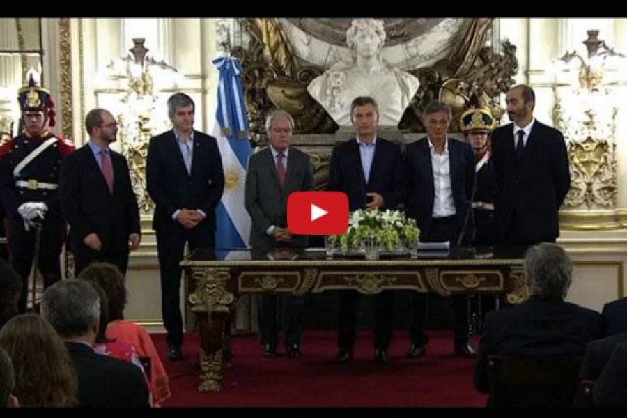 Macri presenta a Greco - Video Telam