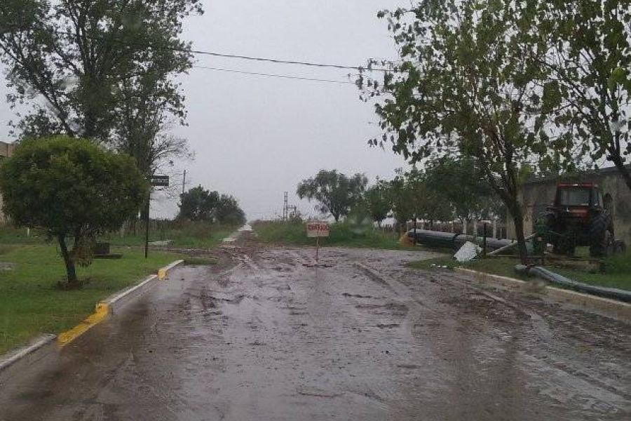 Anegamiento por lluvia en Las Tunas - Foto FM Spacio