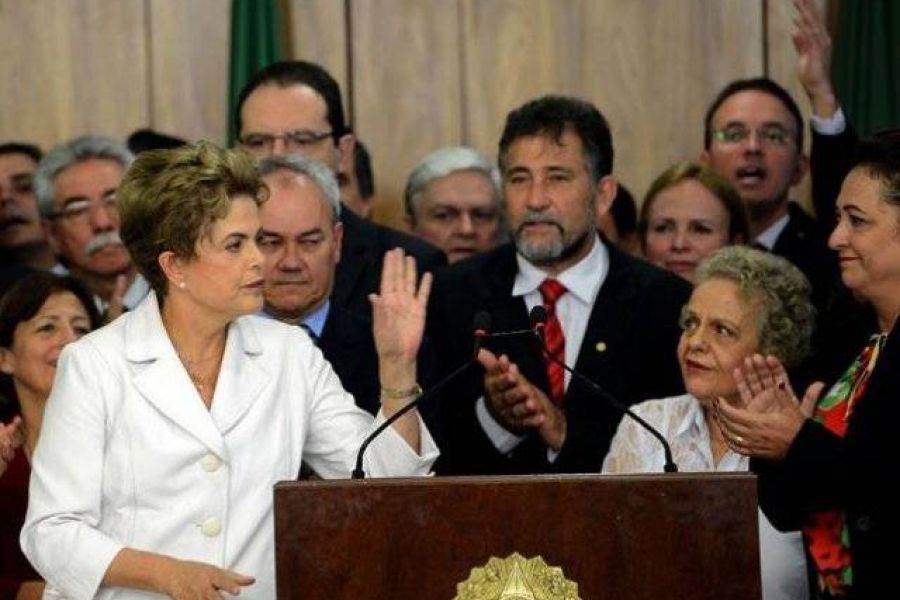 Rousseff suspendida - Foto Telam