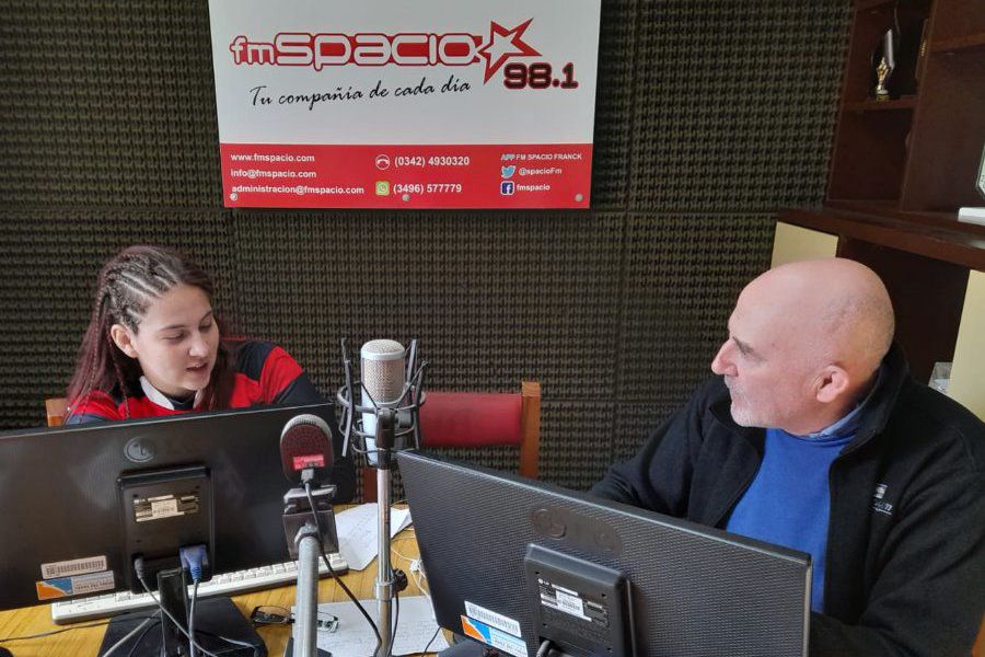 Valentina Duarte y Amado Montú en FM Spacio