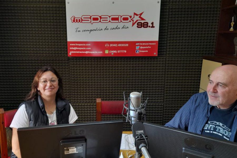 Silvia Villaba y Amado Montú en FM Spacio