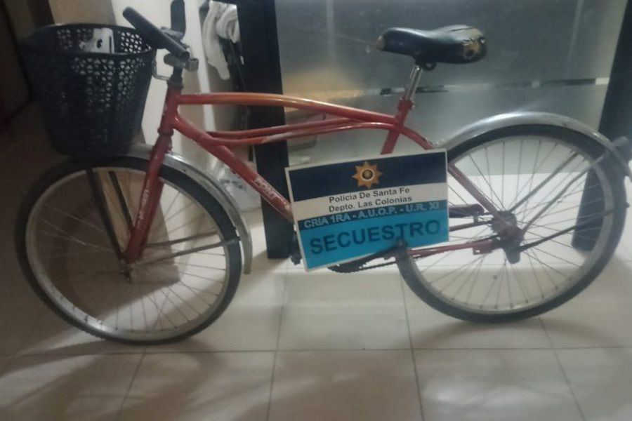 Secuestro de bicicleta - Foto URXI