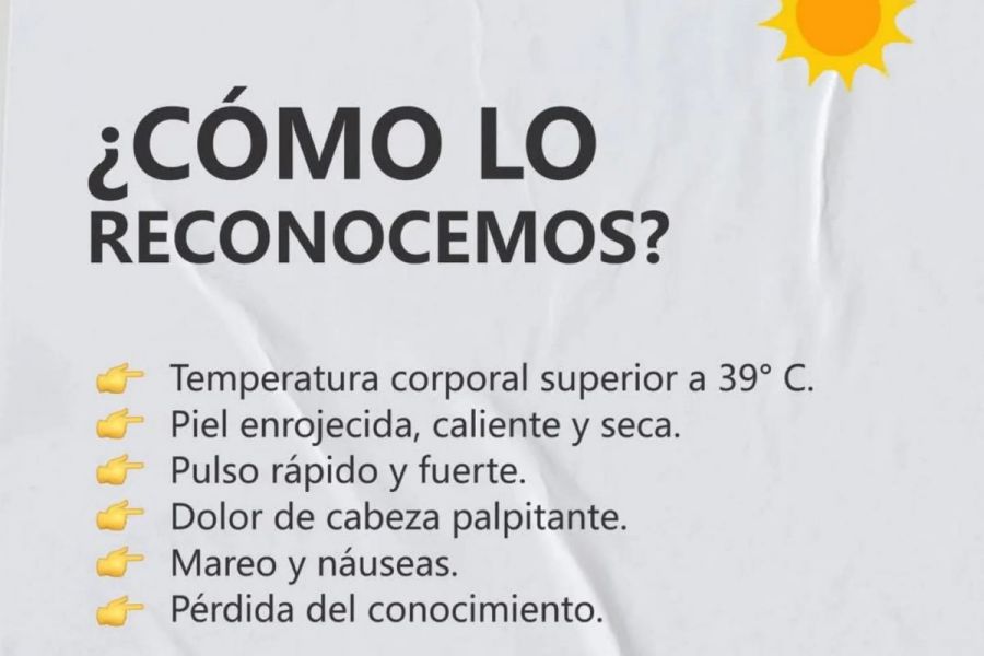 Evitemos el golpe de calor