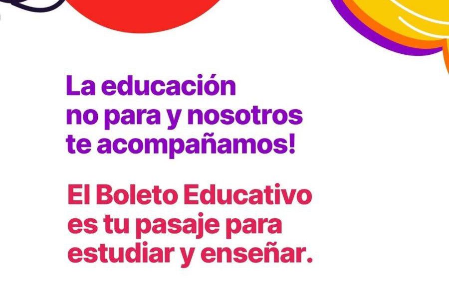 Boleto Educativo 2025