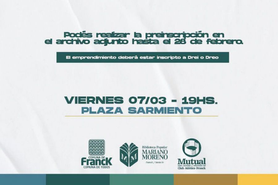 Convocatoria a Emprendedores - Tercera Feria Cultural Gastronómica