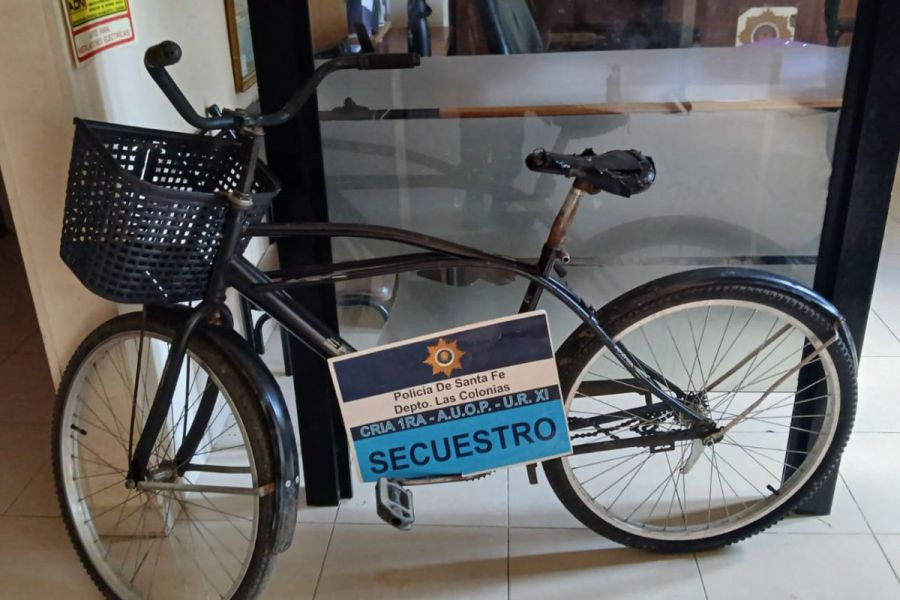 Secuestro de bicicleta - Foto URXI