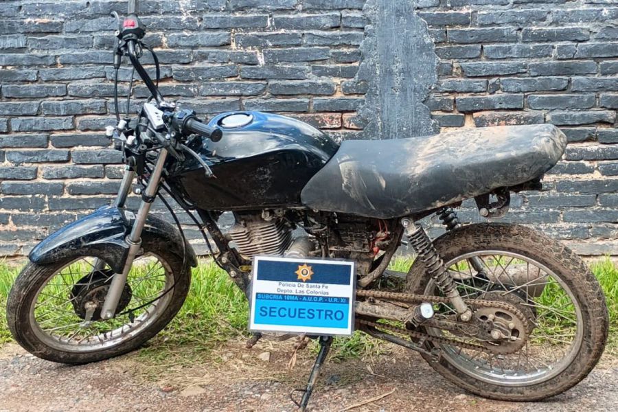 Secuestro de motocicleta - Foto URXI